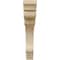 Ekena Millwork 1 1/2"W x 7 1/2"D x 9"H Small Ellis Wood Corbel, Rubberwood CORW02X08X09ELRW - alternate 4